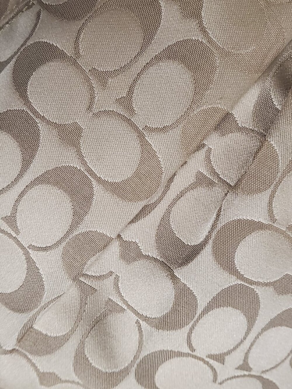 17. Coach Signature Beige Brown Hobo Shoulder - Picture 7 of 7